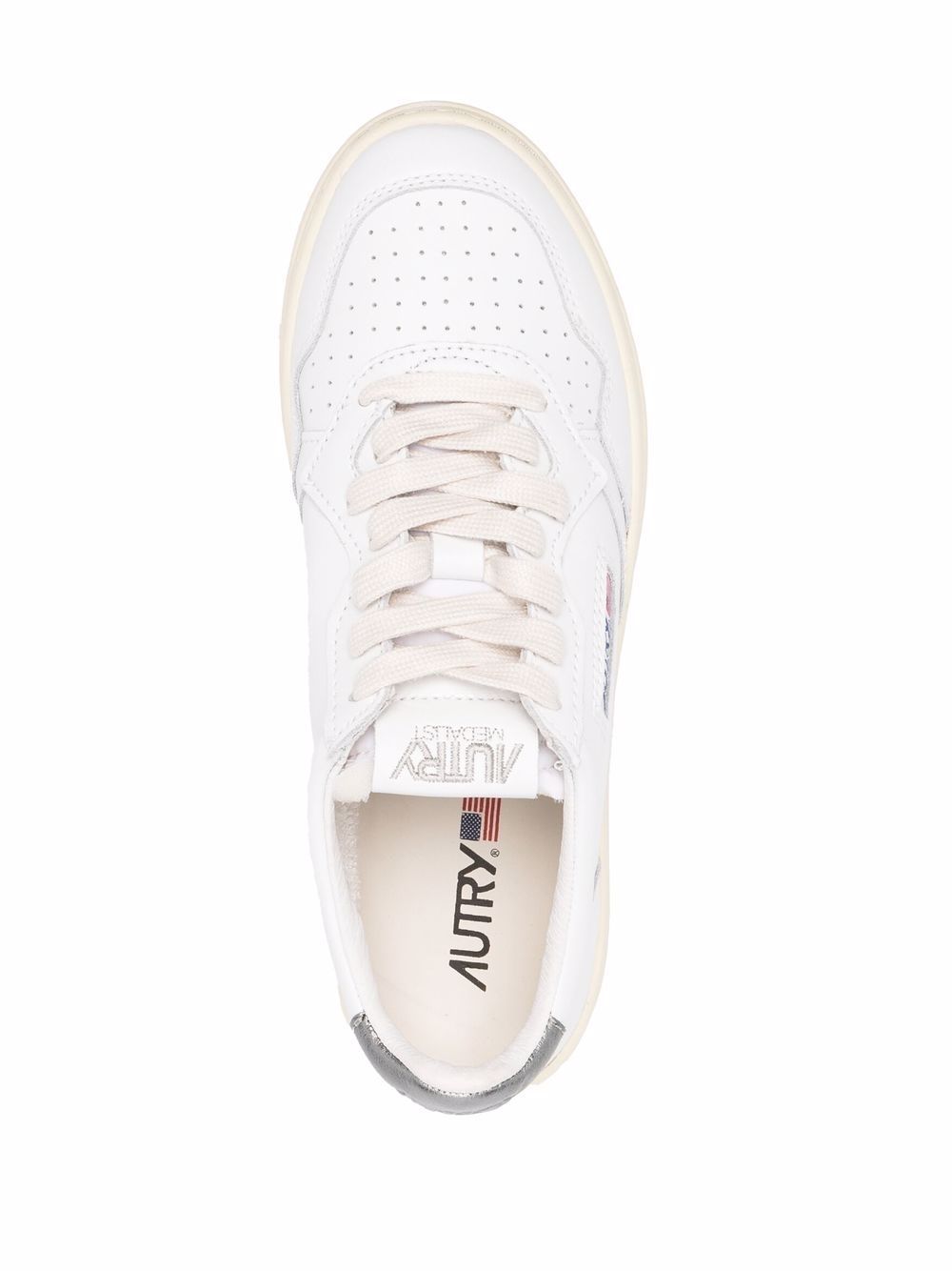 Autry Scarpa Bianco-Argento Donna Medalist