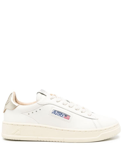 Autry Dallas Donna Sneakers Bianco/Oro