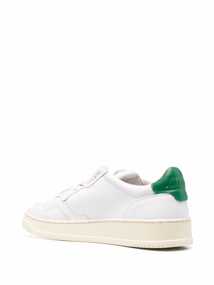 Autry Medalist Scarpa Bianco-Verde Uomo