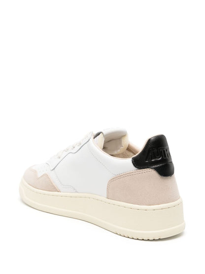 Autry Sneakers Leat Suede Wht Blk Uomo
