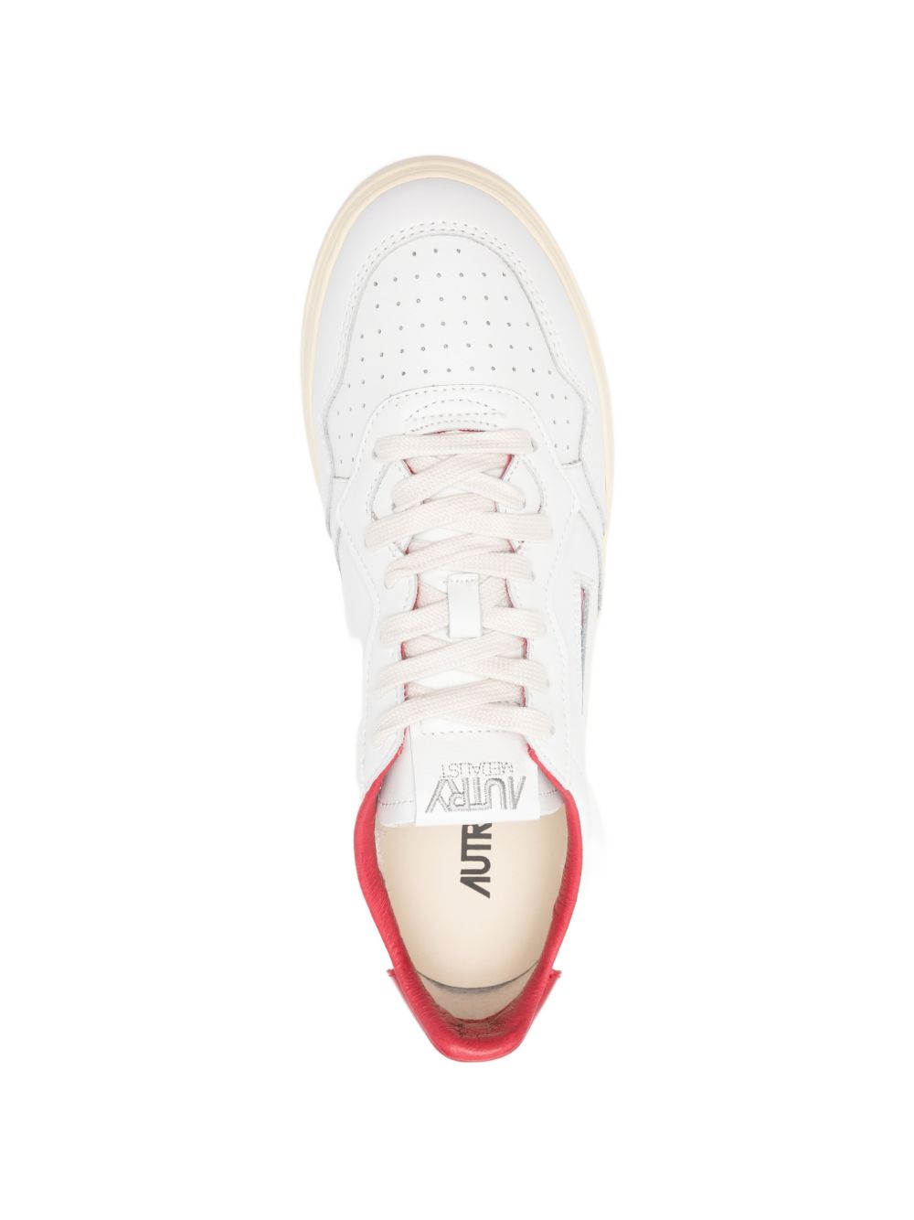 Autry Medalist Scarpa Bianco-Rosso Uomo