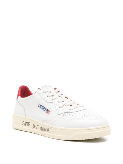 Autry Medalist Scarpa Bianco-Rosso Uomo