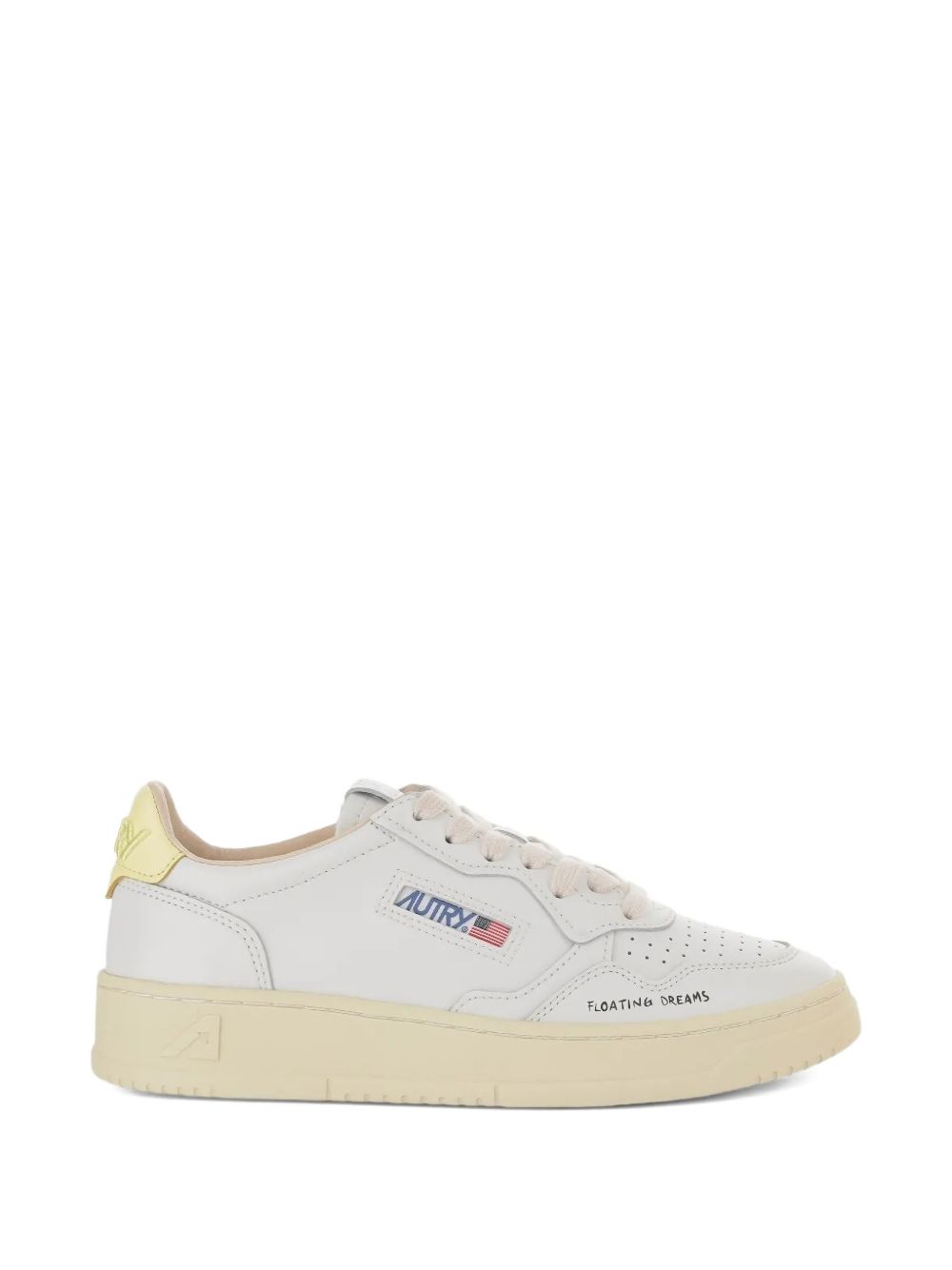 Autry Medalist Donna Sneakers Bianco/Limone