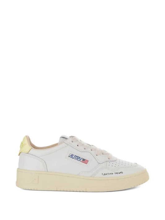 Autry Medalist Donna Sneakers Bianco/Limone