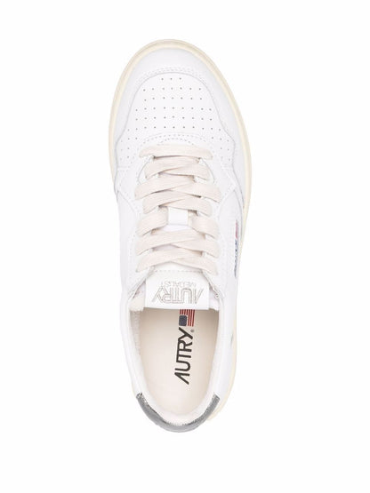 Autry Scarpa Bianco-Argento Donna Medalist