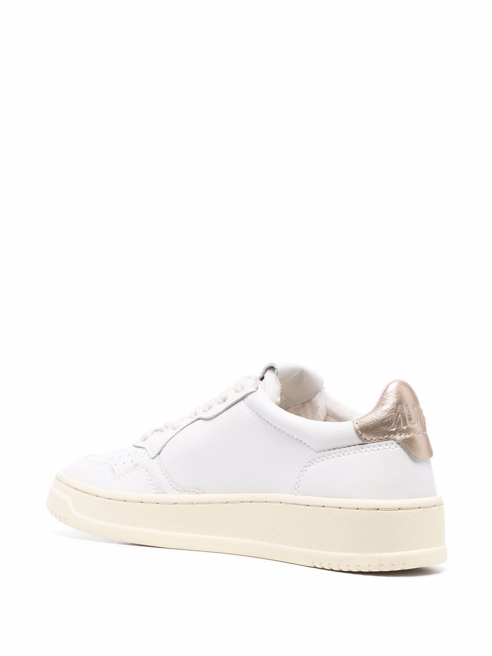 Autry Scarpa Bianco-Oro Donna Medalist