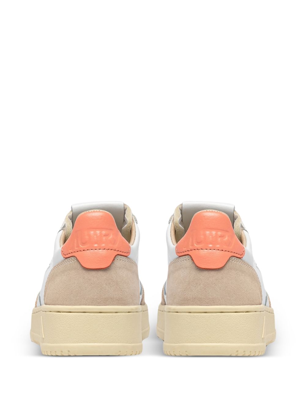 Autry Medalist Donna Sneakers Bianco/Beige/Arancione
