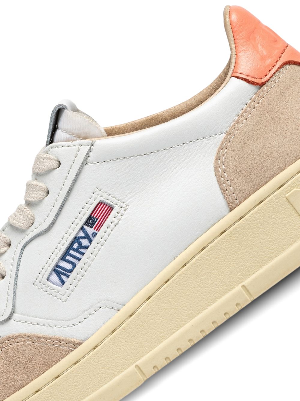 Autry Medalist Donna Sneakers Bianco/Beige/Arancione