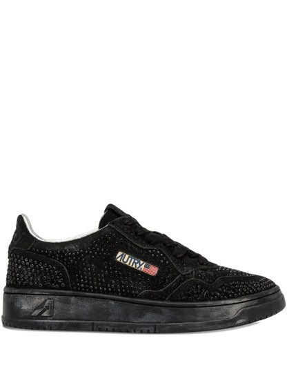 Autry Scarpa Nero Donna Medalist Strass