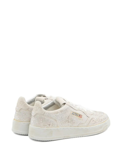 Autry Scarpa Bianco Donna Medalist Strass